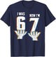 Six Seven Meme Birthday Shirt for 7 Years Was 6 Now Am I 7 T-Shirt - T-Shirt | Navy
