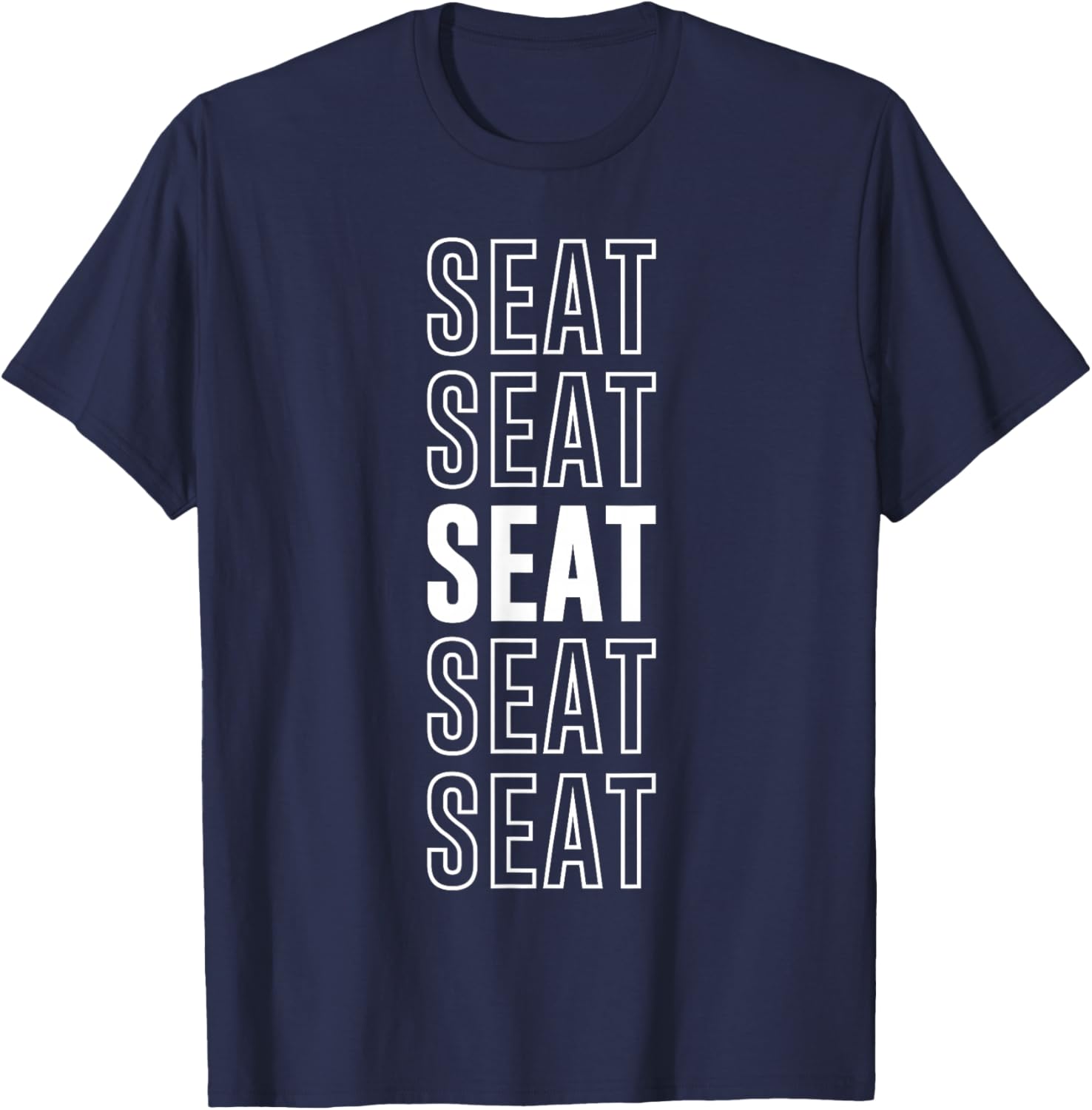 Seat T-Shirt - T-Shirt | Navy