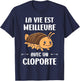 Humour Insect Life Is Better with A Woodlice T-Shirt - T-Shirt | Navy