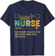 Vintage Nurse Definition Funny Nurse Knows More Than She Say T-Shirt - T-Shirt | Navy