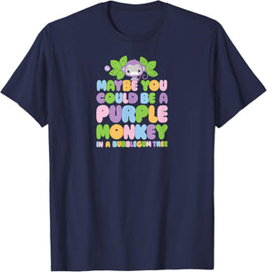 Fisher-Price Purple Monkey and Bubblegum Tree Song T-Shirt - T-Shirt | Navy