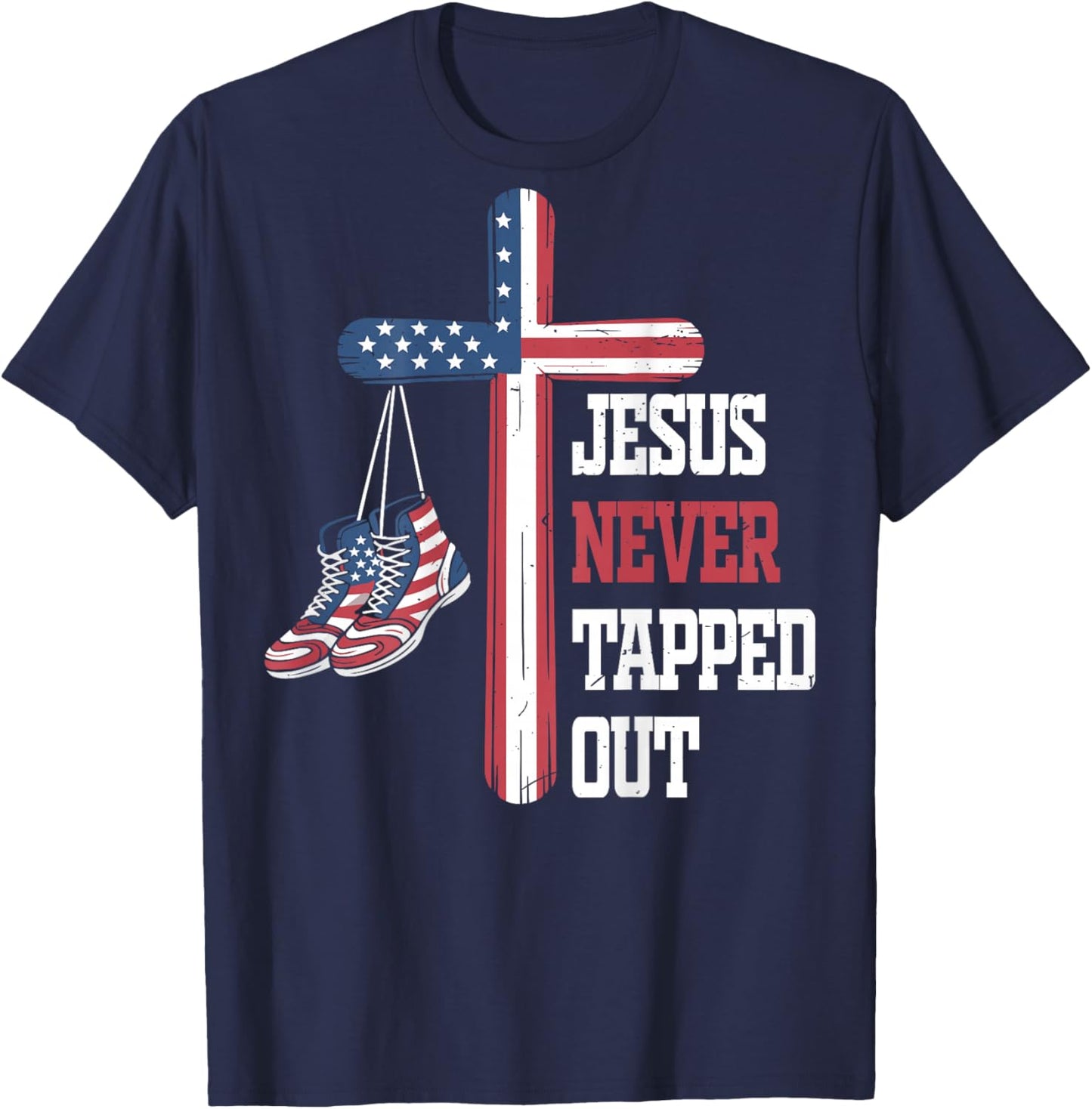 US Flag Men T-Shirt - T-Shirt | Navy
