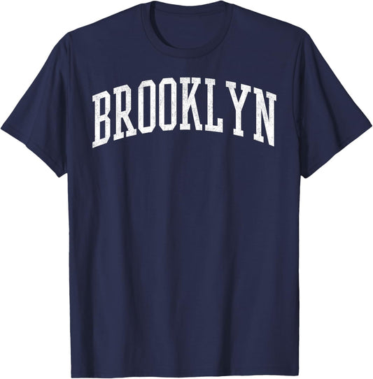 Brooklyn New York NY Vintage Women T-Shirt - T-Shirt | Navy