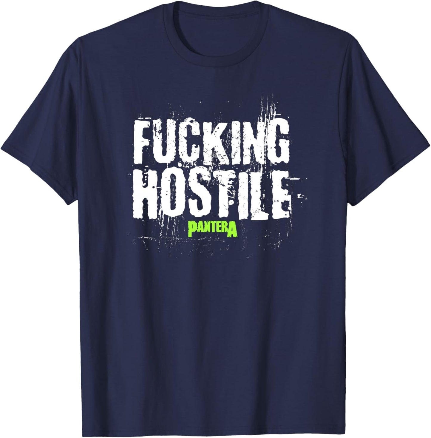 Pantera Officiel F-ing Hostile Haut de Gamme T-Shirt - T-Shirt | Navy