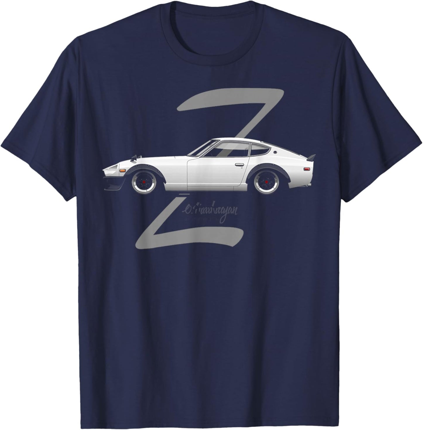 280z Sports Car T-Shirt - T-Shirt | Navy