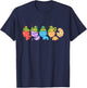 Teenage Mutant Ninja Turtles Easter Line Up T-Shirt - T-Shirt | Navy