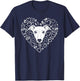 Drawing Art Whippet Coffee Whippets T-Shirt - T-Shirt | Navy