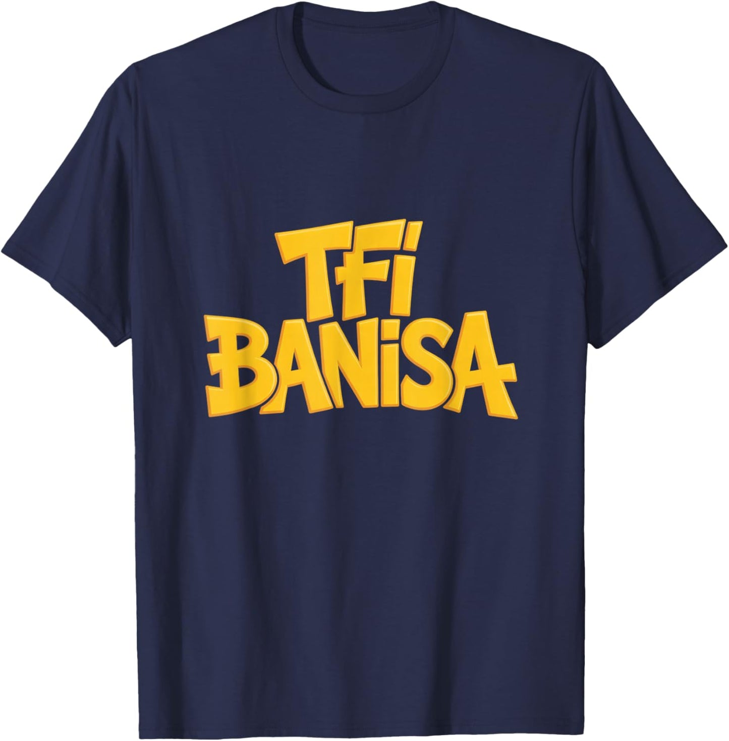 TFI Banisa Tollywood Fan Street Typography T-Shirt - T-Shirt | Navy