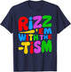 Rizz Em With the Tism Funny Autism Awareness Raccoon Lovers T-Shirt - T-Shirt | Navy