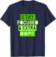 Green Extra Focused Green Graphic T-Shirt - T-Shirt | Navy