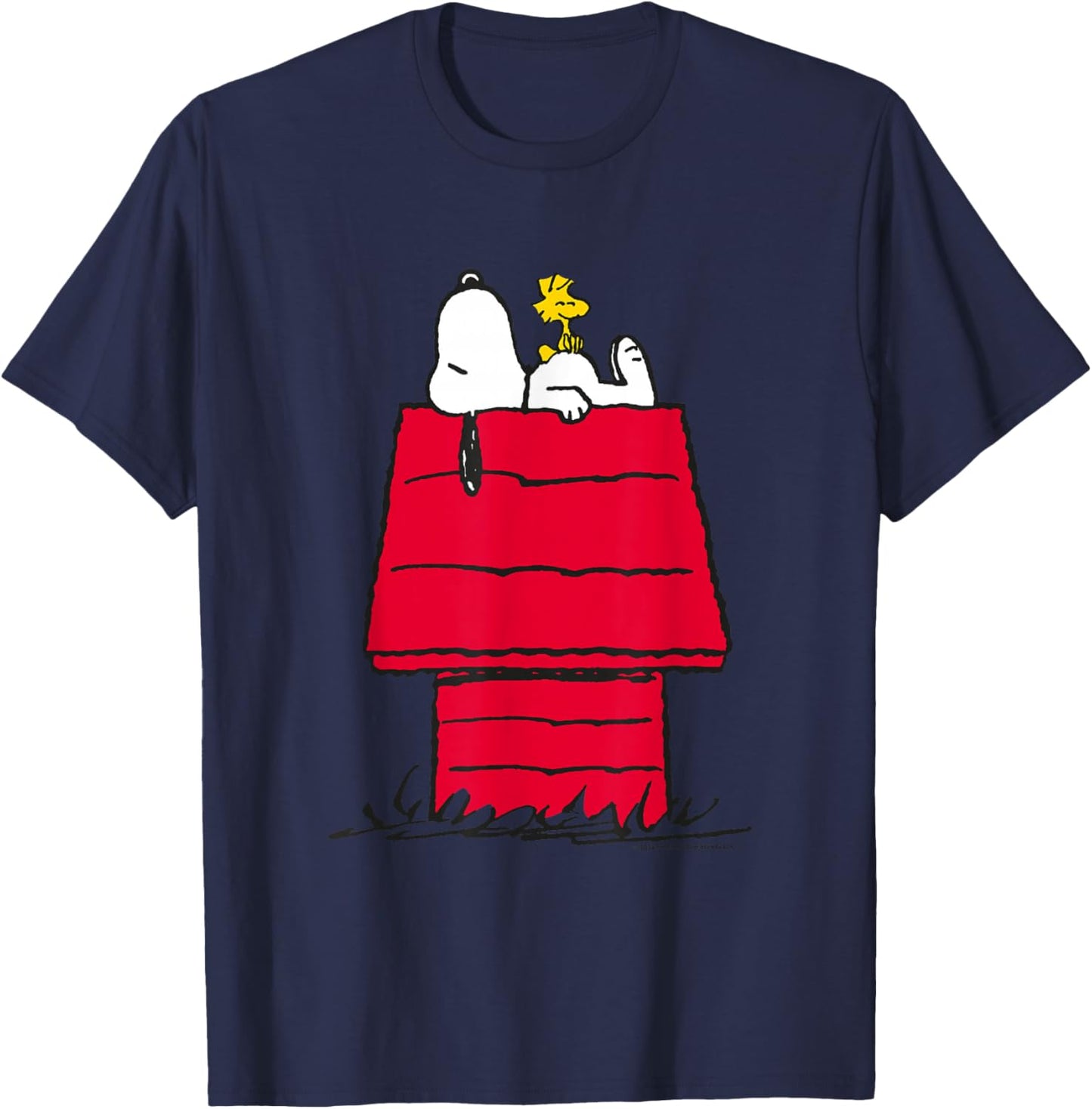 Peanuts - Snoopy Woodstock Original T-Shirt - T-Shirt | Navy