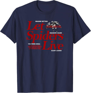 Let Spiders Live T-Shirt - T-Shirt | Navy