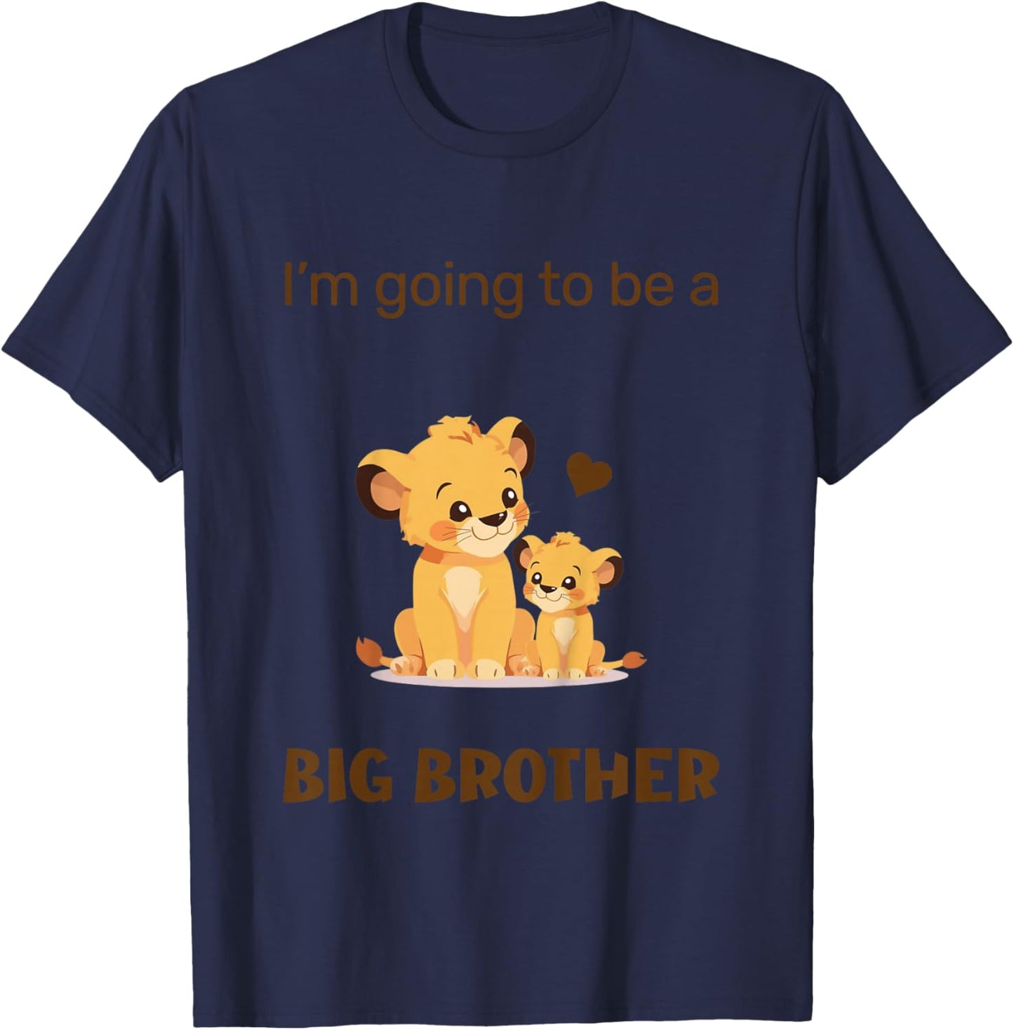 Child Become A Big Brother New Big Bro Brother Announcement T-Shirt - T-Shirt | Navy