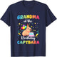 Grandma of The Birthday Girl Capybara Bday Party Family T-Shirt - T-Shirt | Navy