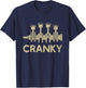 Cranky Car Engine: Just Another Day in the Garage T-Shirt - T-Shirt | Navy