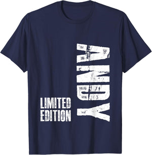 Andy Geschenk Limited Edition - Lustiges Andy T-Shirt - T-Shirt | Navy