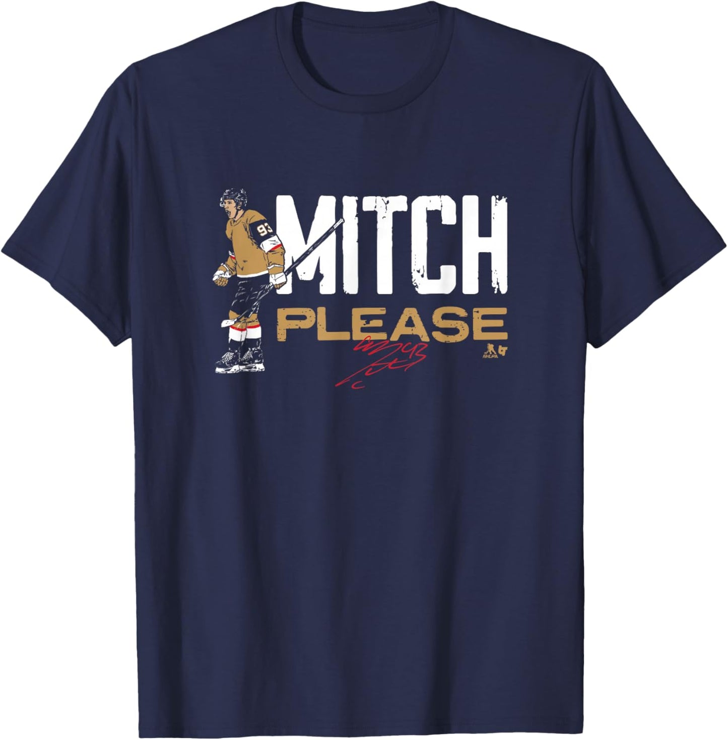 Mitch Marner - Mitch Please - Las Vegas Hockey T-Shirt - T-Shirt | Navy