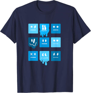 Blue Moods Blue Graphic T-Shirt - T-Shirt | Navy