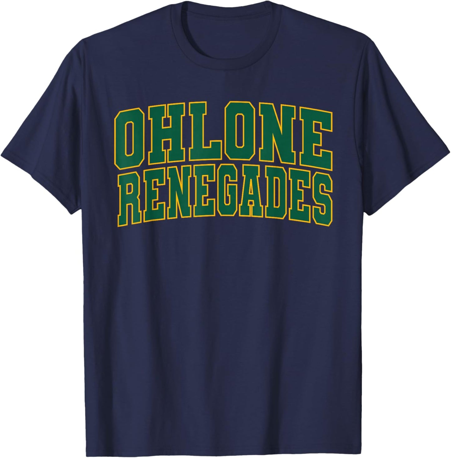 Ohlone College Renegades Apparel Sports Fan T-Shirt - T-Shirt | Navy