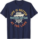 Boating Lake Pontoon Boat Captain T-Shirt - T-Shirt | Navy