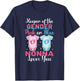 Keeper of The Gender Nonna Loves You - Gender Reveal T-Shirt - T-Shirt | Navy
