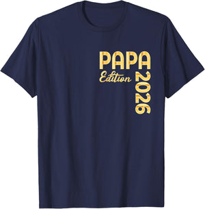 Announce Baby Birth 2026 Dad T-Shirt - T-Shirt | Navy