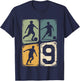 9. Geburtstag Junge Fußball Ball Jungs Fußballer 9 Jahre T-Shirt - T-Shirt | Navy