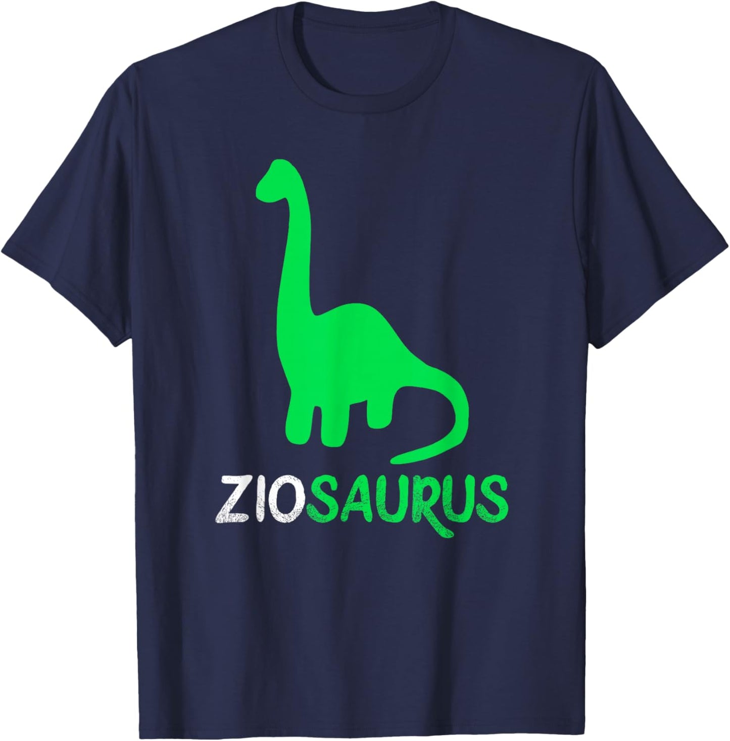 Zio-Saurus Dino Dinosaur ZioSaurus Cool Funny T-Shirt - T-Shirt | Navy