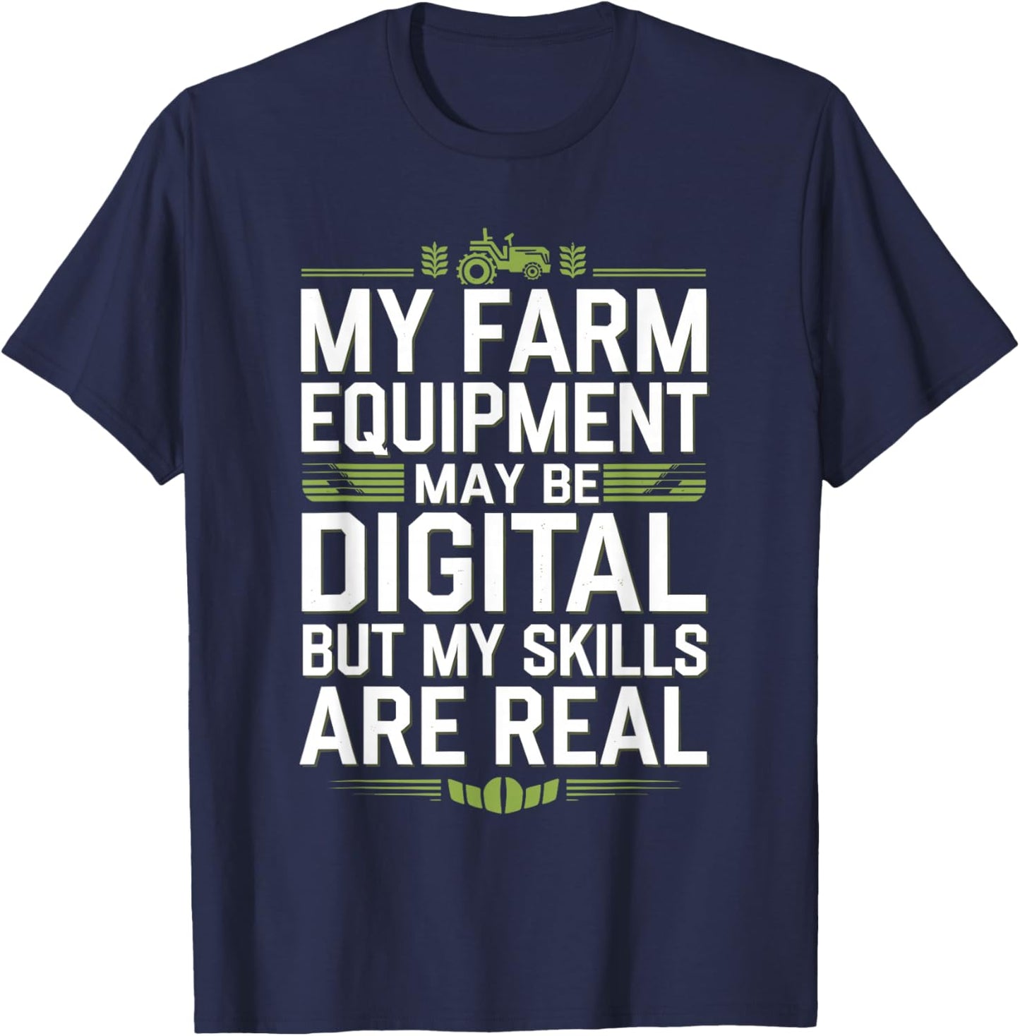 Farming Simulation Virtual Farming Game Fan Farm Life T-Shirt - T-Shirt | Navy