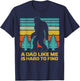 Fathers Day Sasquatch Dad Like Me Hard Find Daddy Papa T-Shirt - T-Shirt | Navy