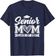 Mom Senior 2027 Proud Mom of A Class of 2027 Graduate T-Shirt - T-Shirt | Navy