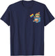 Cute Sloth Gay Pride Pocket Rainbow Flag LGBTQ Ally LGBT T-Shirt - T-Shirt | Navy
