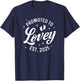 Promoted to Lovey 2025 Baby Announcement T-Shirt - T-Shirt | Navy