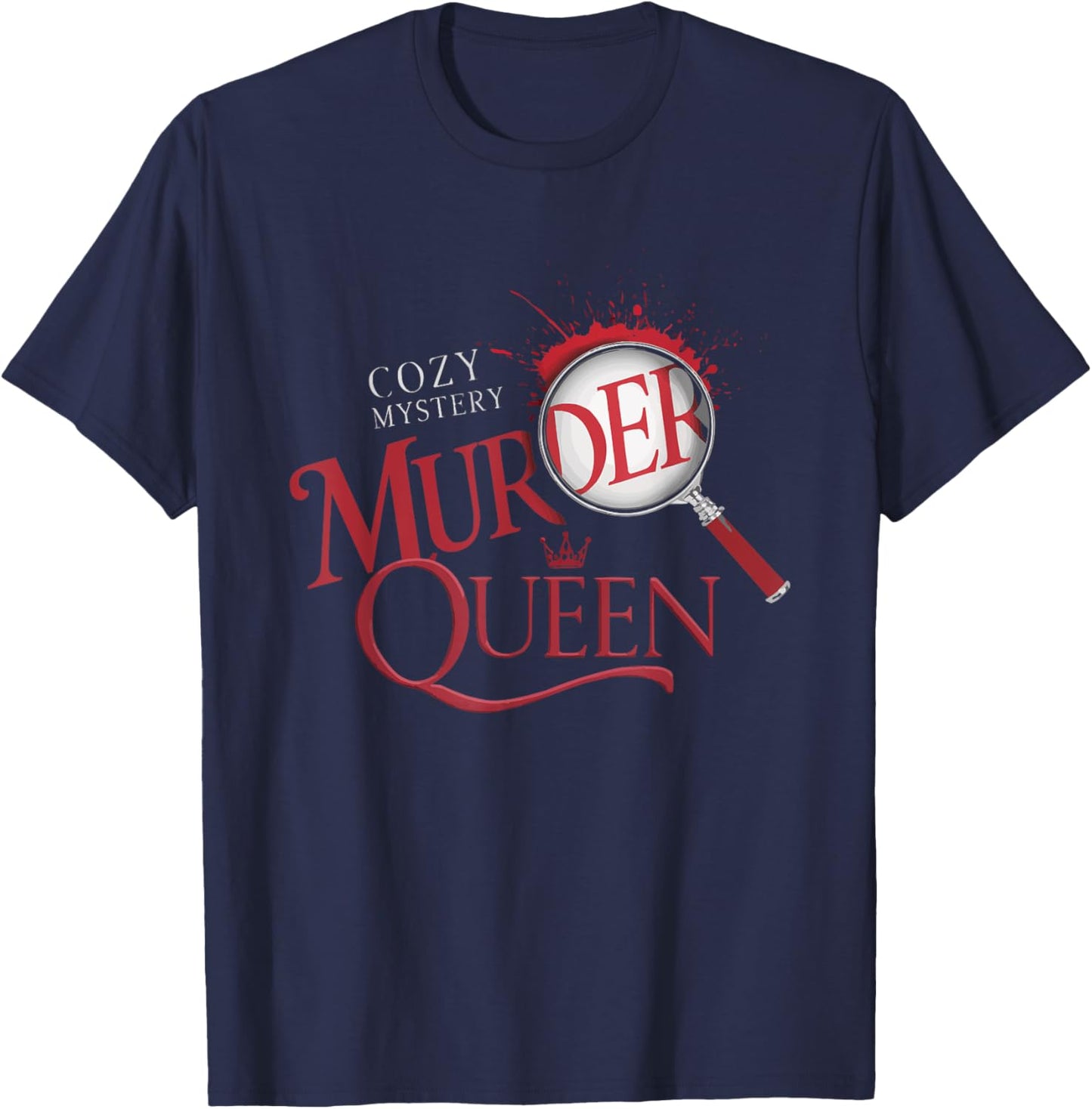 Murder Mystery Detective Documentary True Crime T-Shirt - T-Shirt | Navy