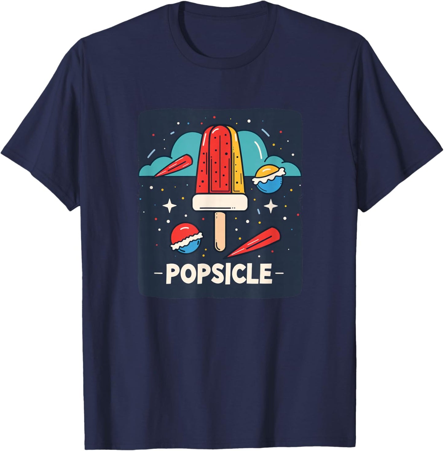 Popsicle the ultimate summer treat for kids and adults alike T-Shirt - T-Shirt | Navy