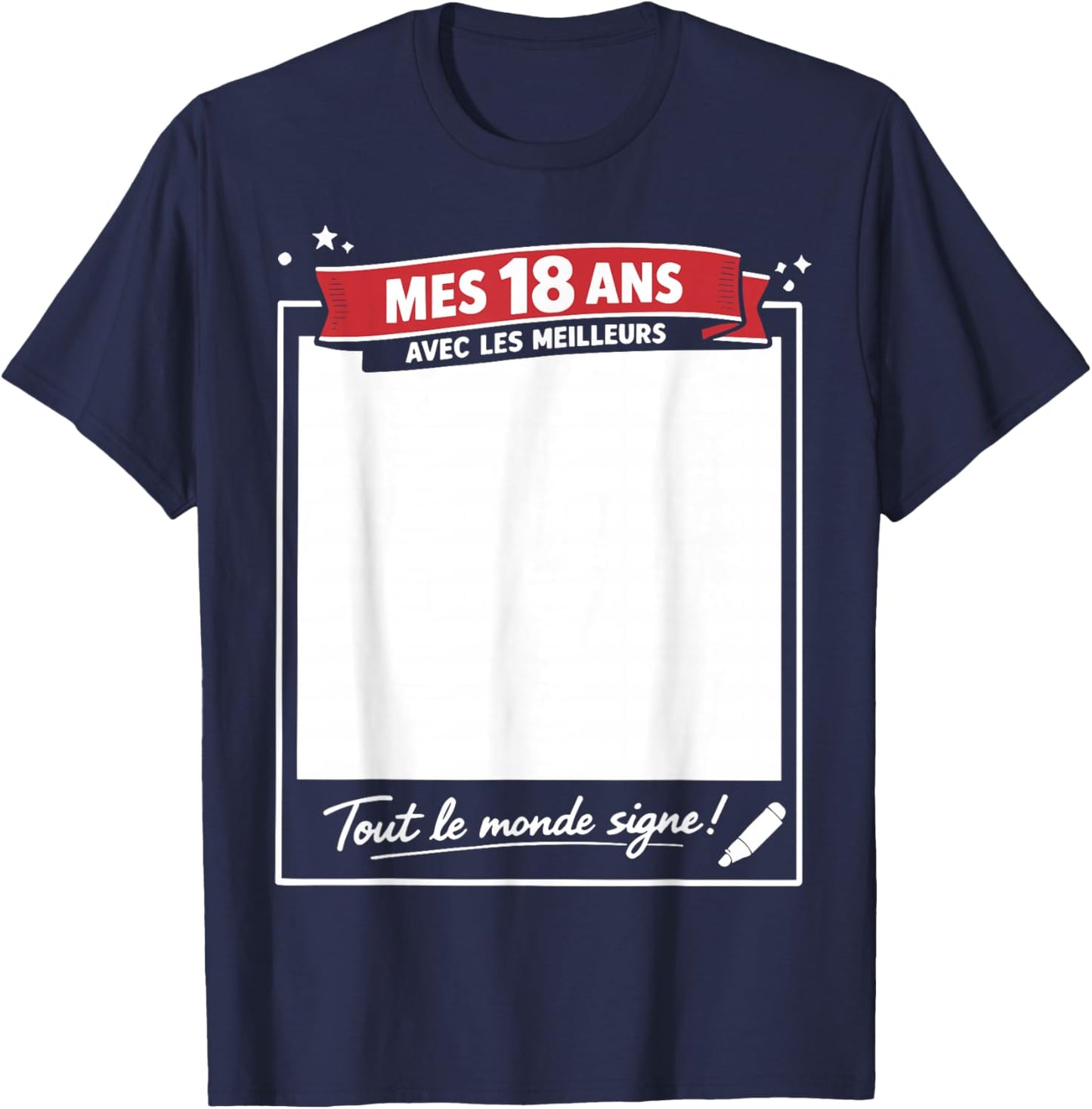 18ème Anniversaire garçon Fille 18 Ans 2008 drôle Cadeau T-Shirt - T-Shirt | Navy