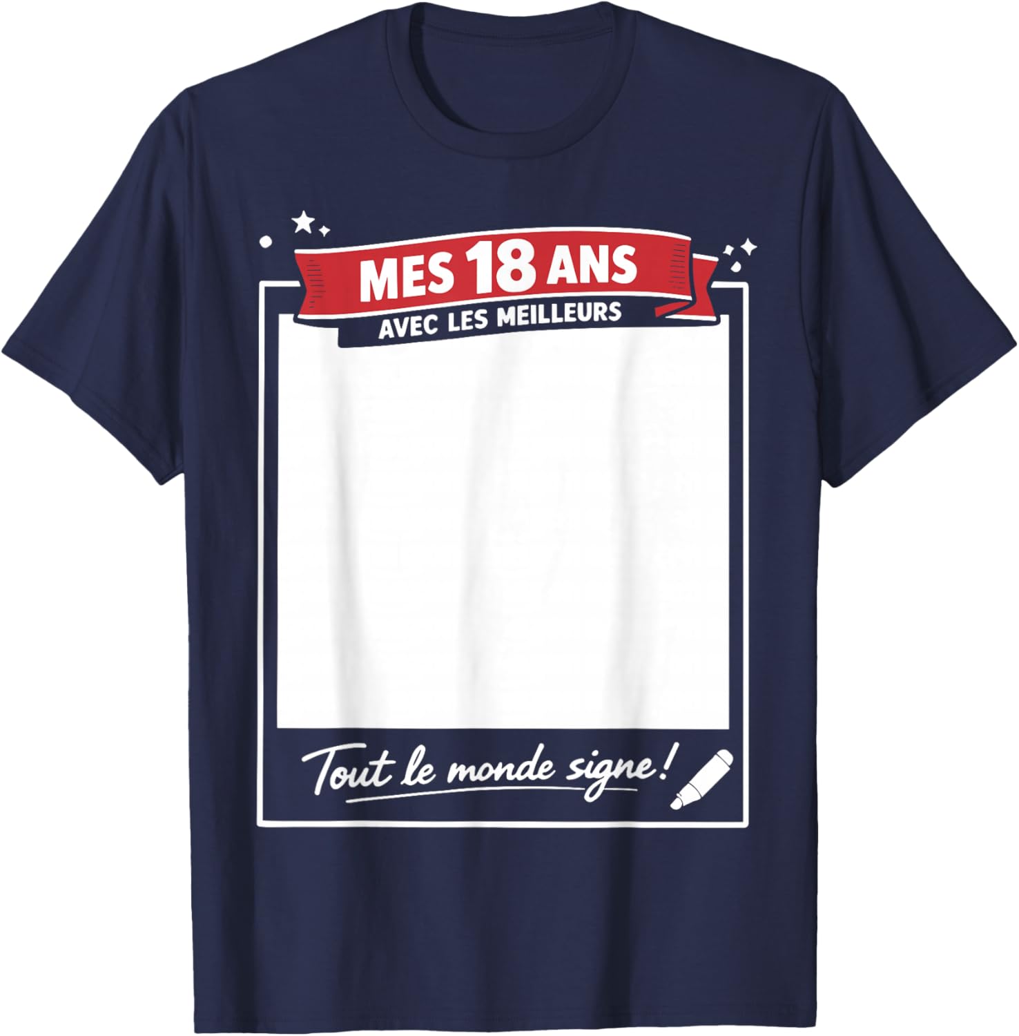 18ème Anniversaire garçon Fille 18 Ans 2008 drôle Cadeau T-Shirt - T-Shirt | Navy