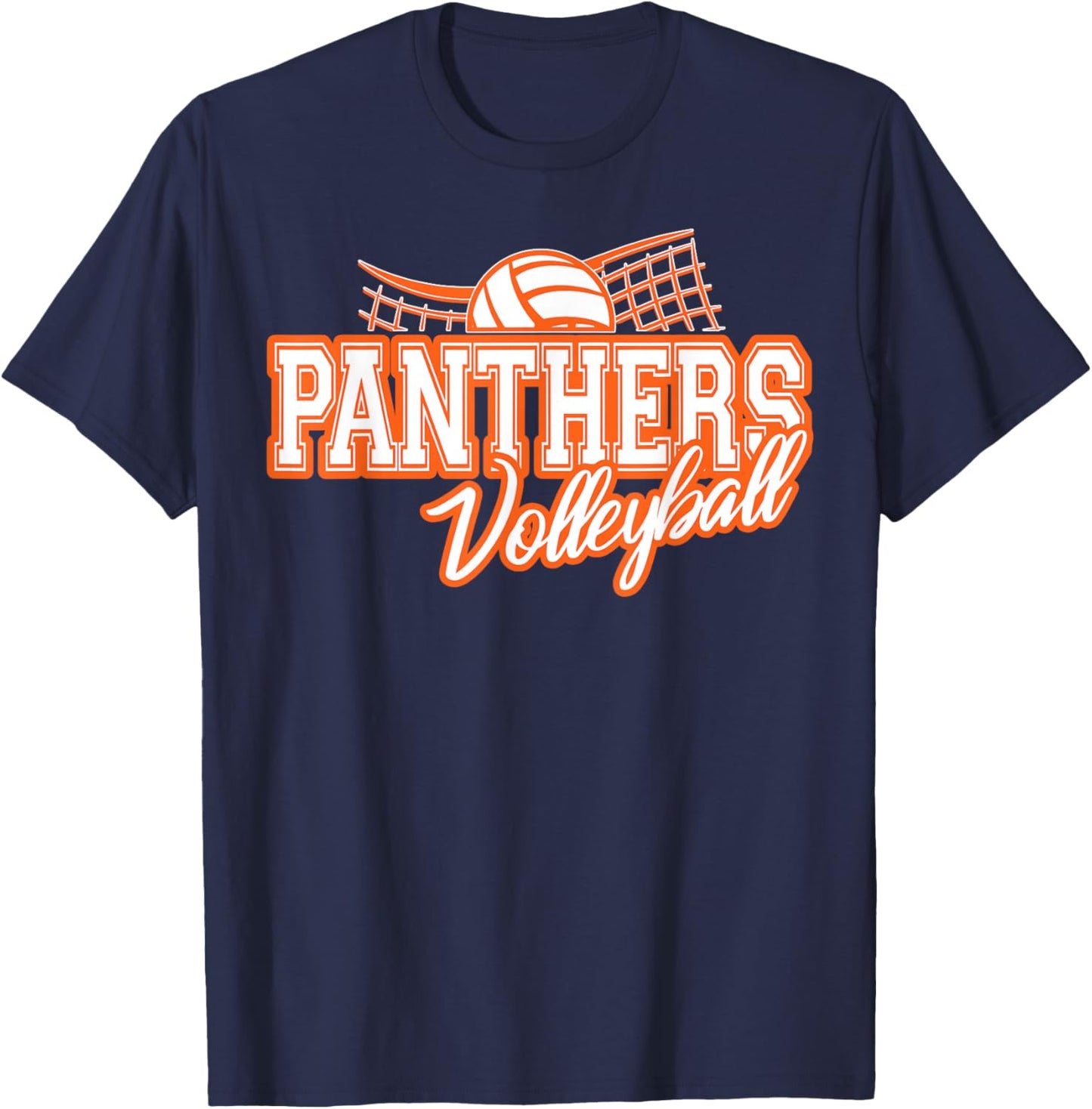 Panthers Volleyball Back to School Spirit O T-Shirt - T-Shirt | Navy
