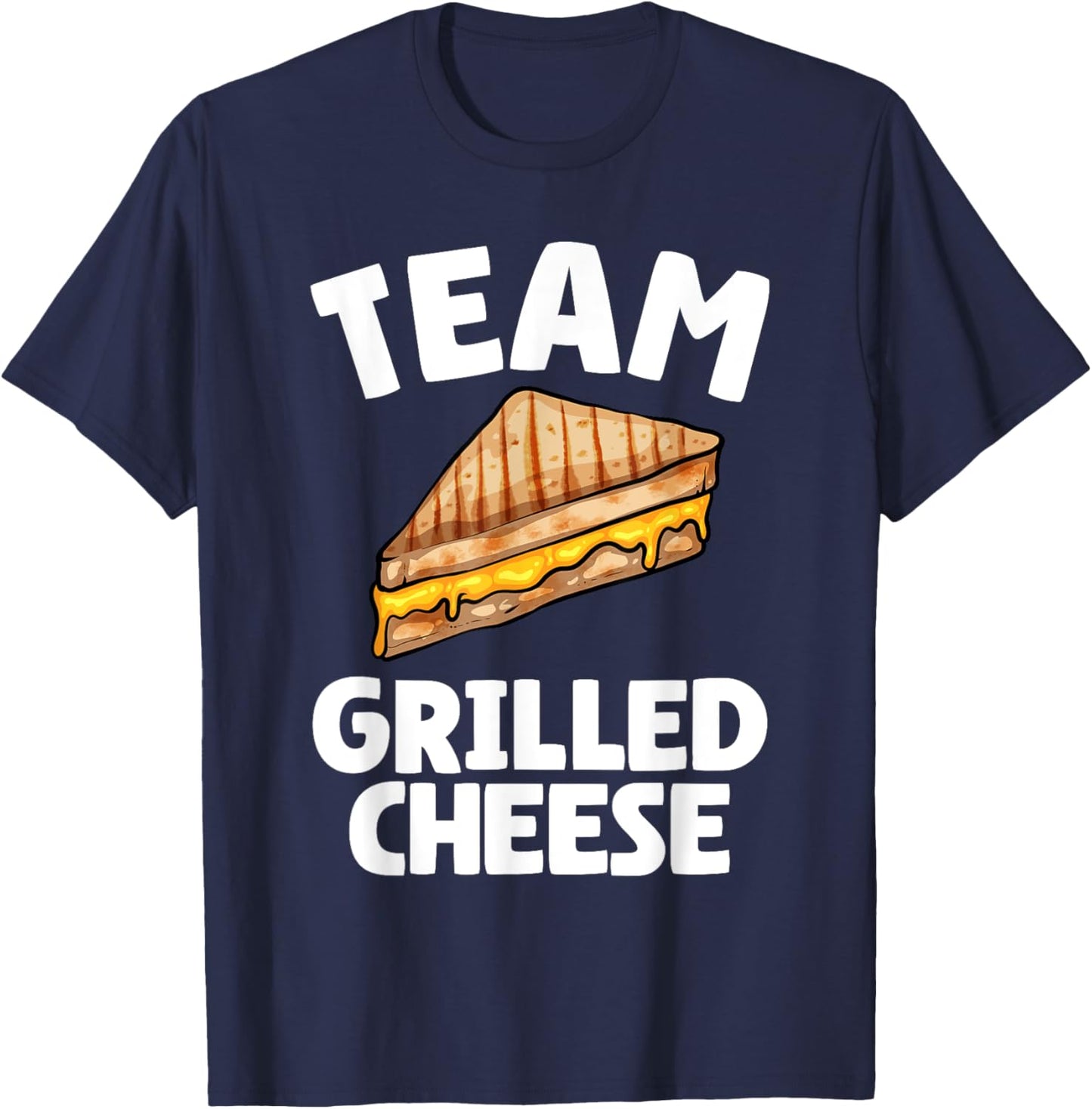 Grilled Cheese Design Women Grilled Cheese Sandwich T-Shirt - T-Shirt | Navy