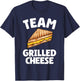 Grilled Cheese Design Women Grilled Cheese Sandwich T-Shirt - T-Shirt | Navy