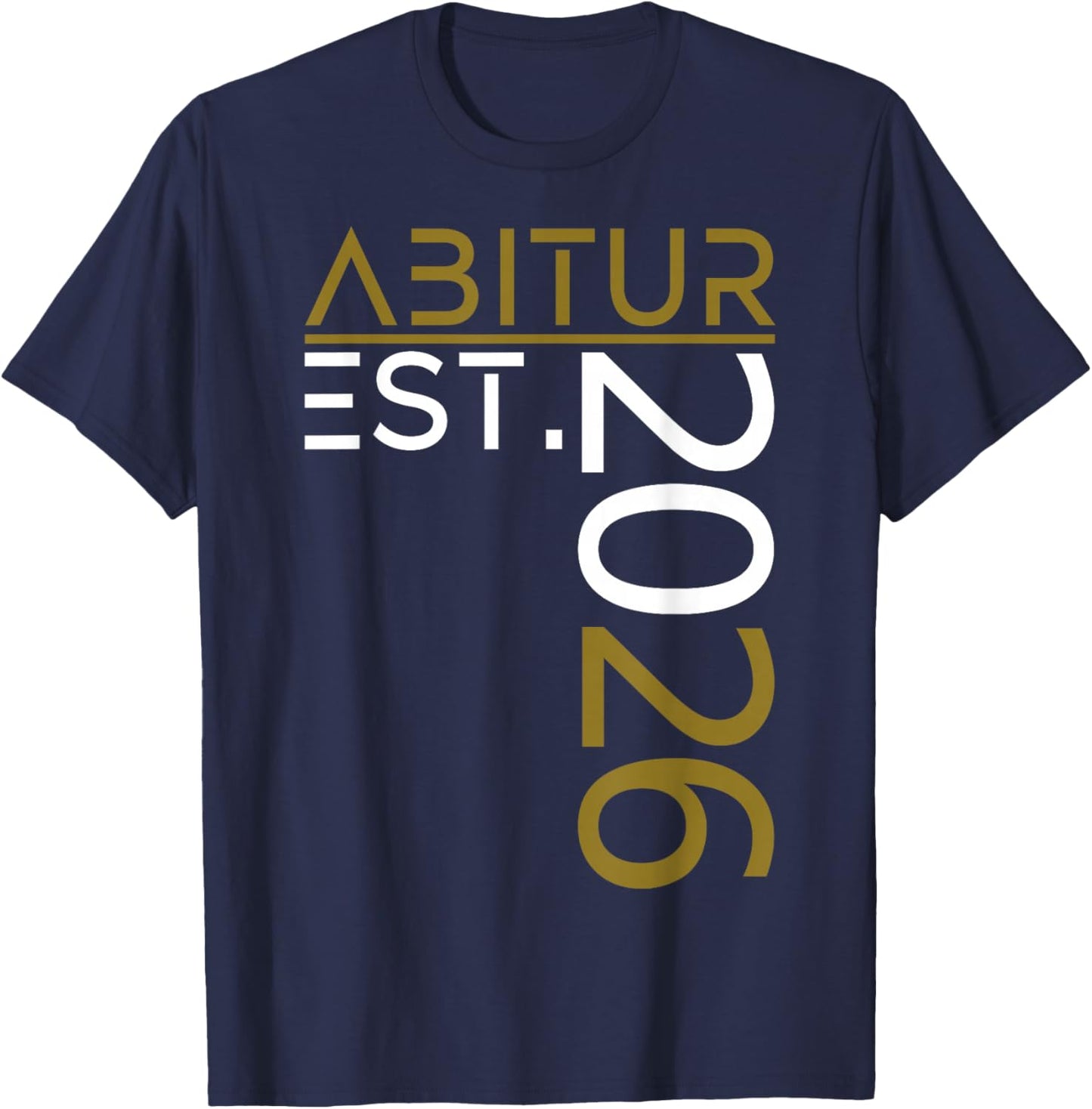 Abitur 2026 Abi bestanden Abschluss Outfit Abiball deko Fun T-Shirt - T-Shirt | Navy