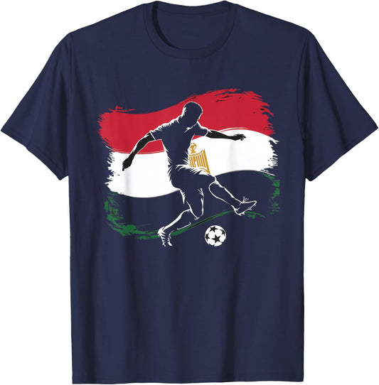 Egypt Soccer T-Shirt - T-Shirt | Navy