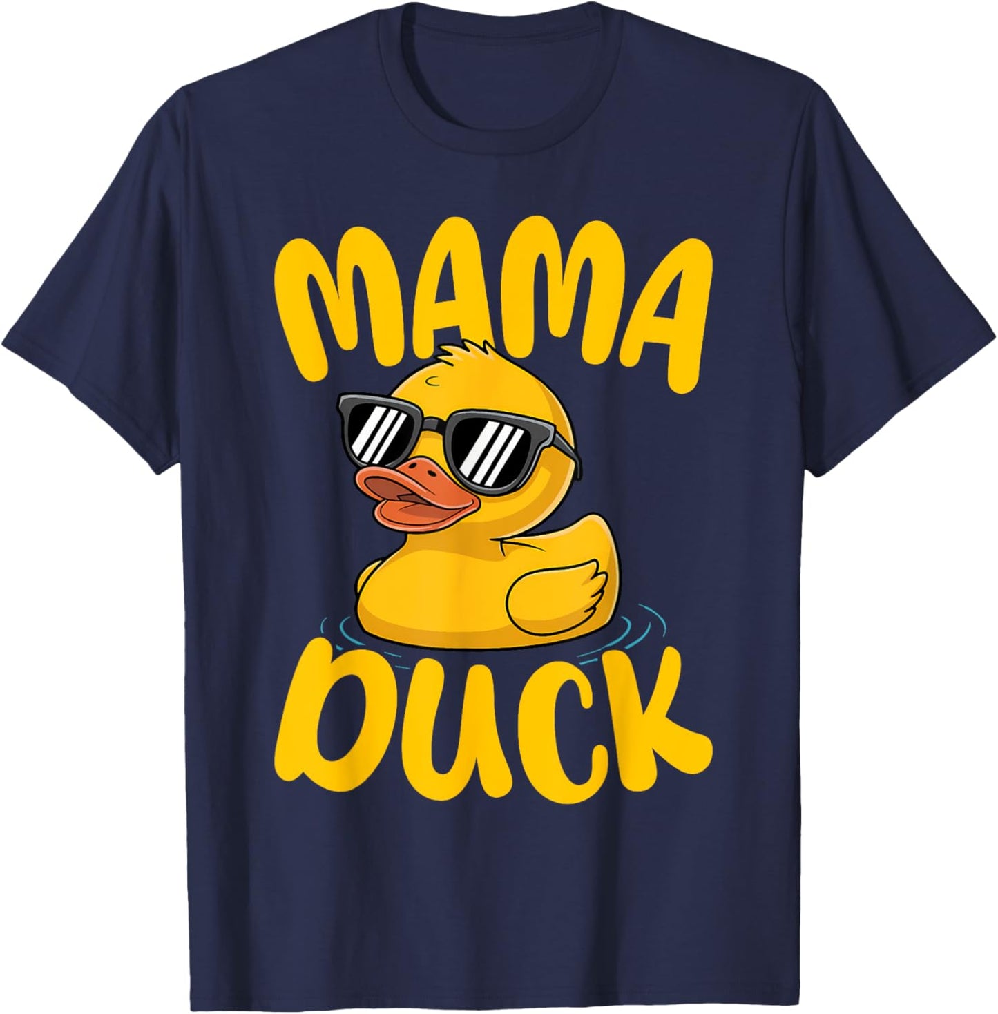 Rubber Duckies Mama Duck Rubber Duck T-Shirt - T-Shirt | Navy