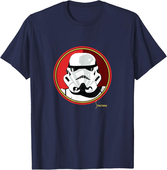 Star Wars Stormtrooper Classic Character Matching 2-Sided T-Shirt - T-Shirt | Navy