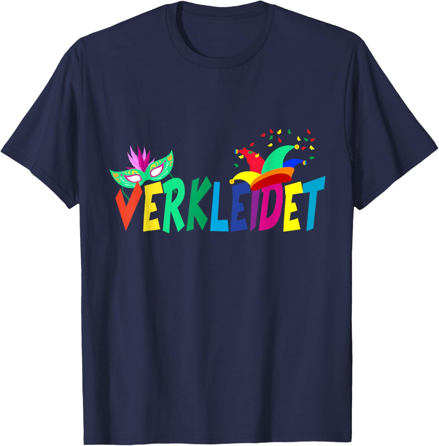 Carnival Costume Replacement Partner Outfit Saying Dressed Couple T-Shirt - T-Shirt | Navy