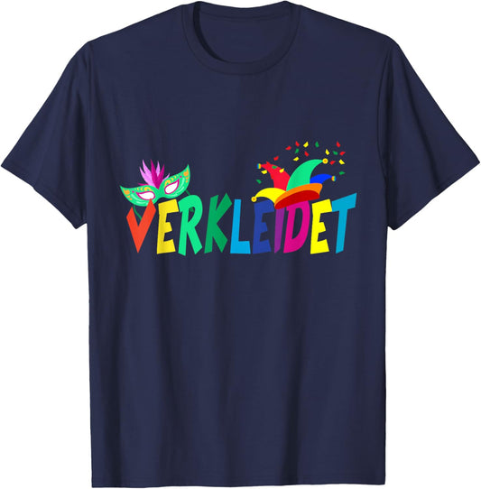 Carnival Costume Replacement Partner Outfit Saying Dressed Couple T-Shirt - T-Shirt | Navy