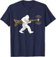 Funny Ham Radio Bigfoot Radio Tower Nerdy Geek CW Operator T-Shirt - T-Shirt | Navy