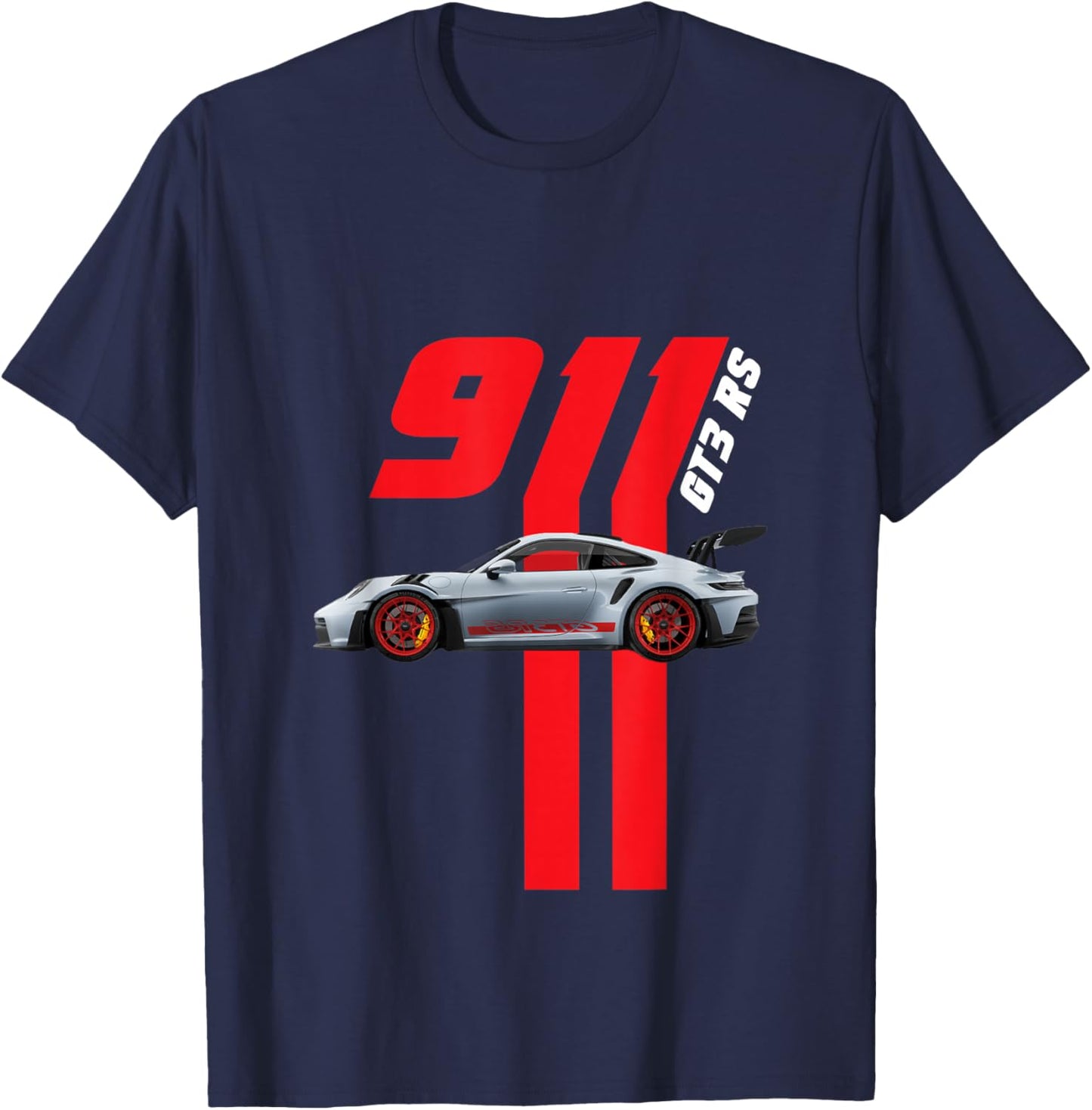 Iconic Racing car 911 GT3 RS, Meme Coin, Motorsport SE T-Shirt - T-Shirt | Navy