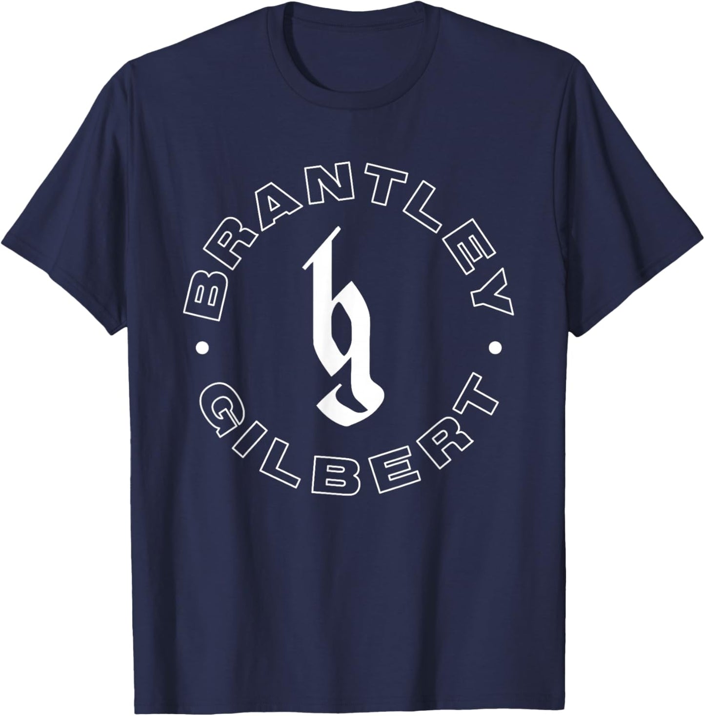 Brantley Gilbert - Circle Logo T-Shirt - T-Shirt | Navy