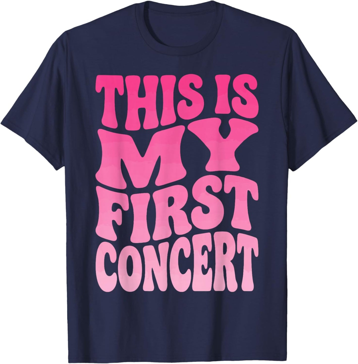 This is My First Concert T-Shirt - T-Shirt | Navy